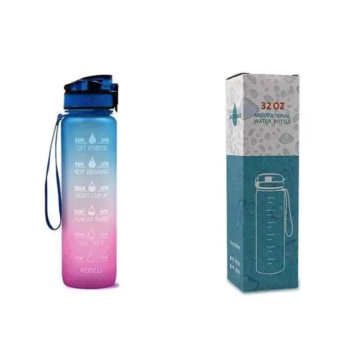 1L Tritan Hydrated Water Bottle for Sport Fitness - EX-STOCK Canada