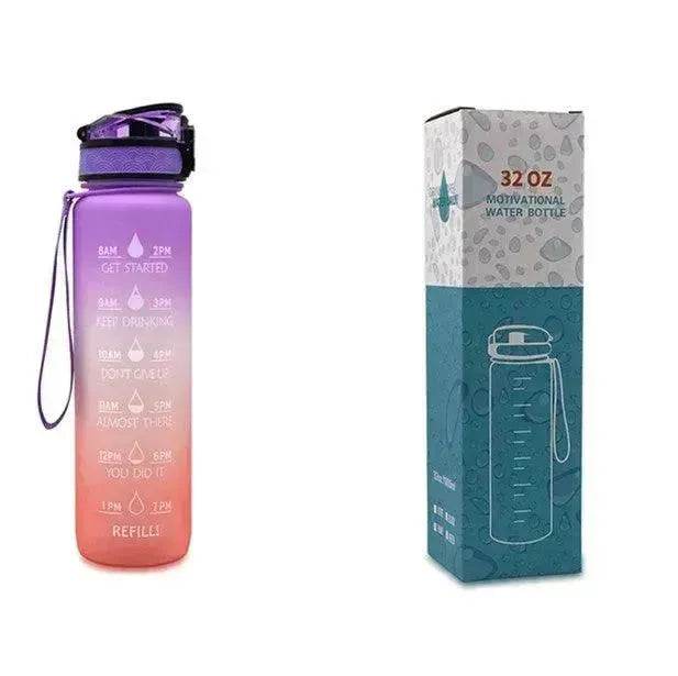 1L Tritan Hydrated Water Bottle for Sport Fitness - EX-STOCK Canada