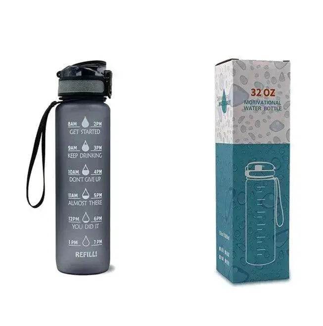 1L Tritan Hydrated Water Bottle for Sport Fitness - EX-STOCK Canada