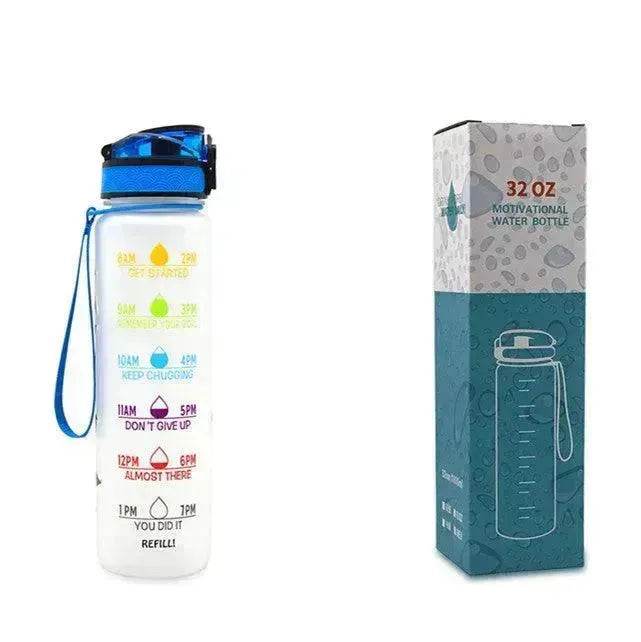 1L Tritan Hydrated Water Bottle for Sport Fitness - EX-STOCK Canada