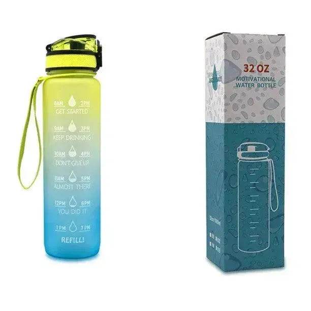1L Tritan Hydrated Water Bottle for Sport Fitness - EX-STOCK Canada