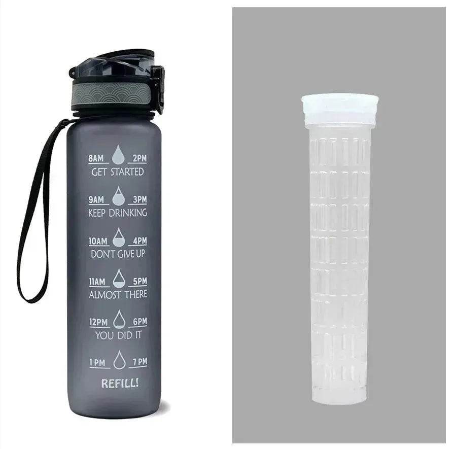 1L Tritan Hydrated Water Bottle for Sport Fitness - EX-STOCK Canada