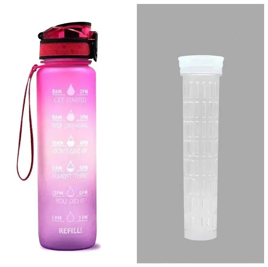 1L Tritan Hydrated Water Bottle for Sport Fitness - EX-STOCK Canada