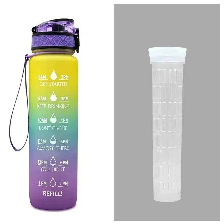 1L Tritan Hydrated Water Bottle for Sport Fitness - EX-STOCK Canada