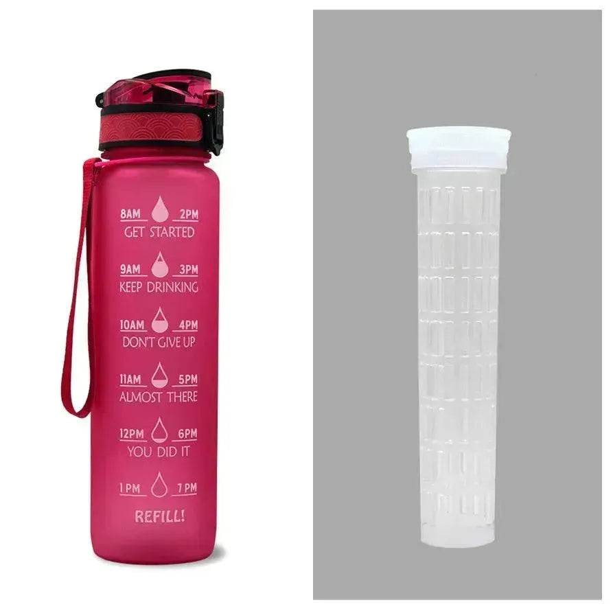 1L Tritan Hydrated Water Bottle for Sport Fitness - EX-STOCK Canada