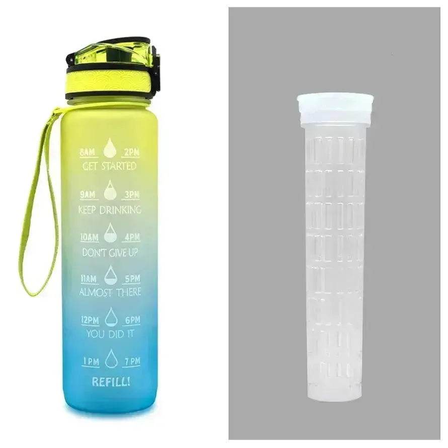 1L Tritan Hydrated Water Bottle for Sport Fitness - EX-STOCK Canada