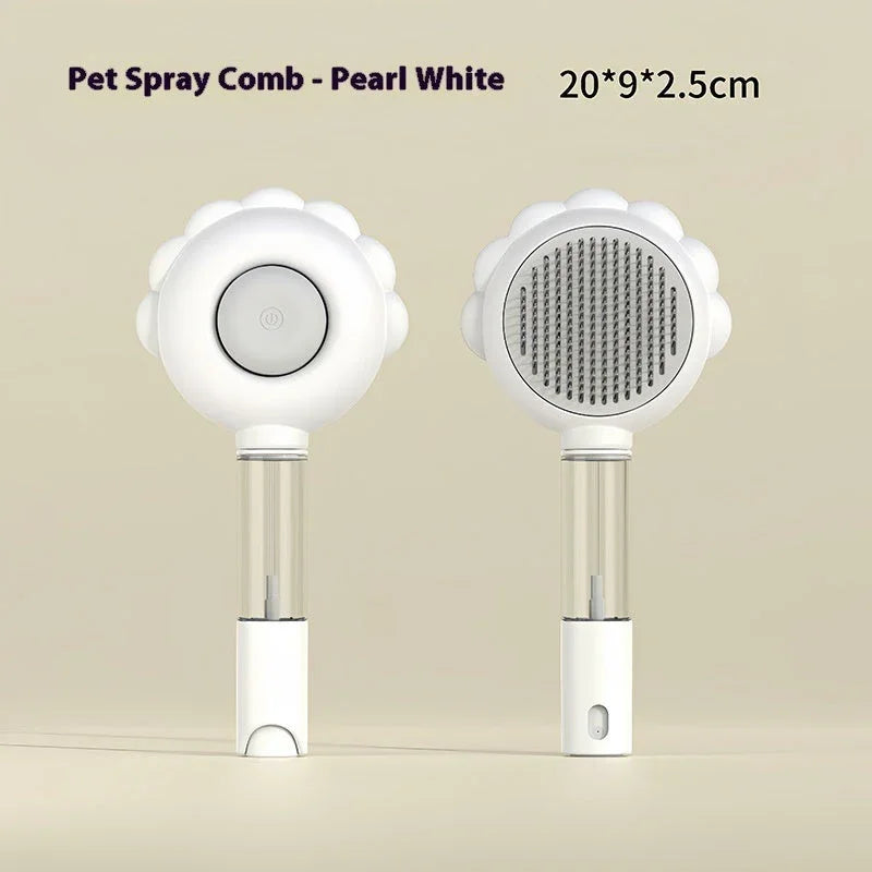 2 In 1 Self Cleaning Dog Brush Comb With Spray Pets Grooming Hair Remover Combs Brush Floating Hair Pet Grooming Brush Pet Products EX-STOCK Canada