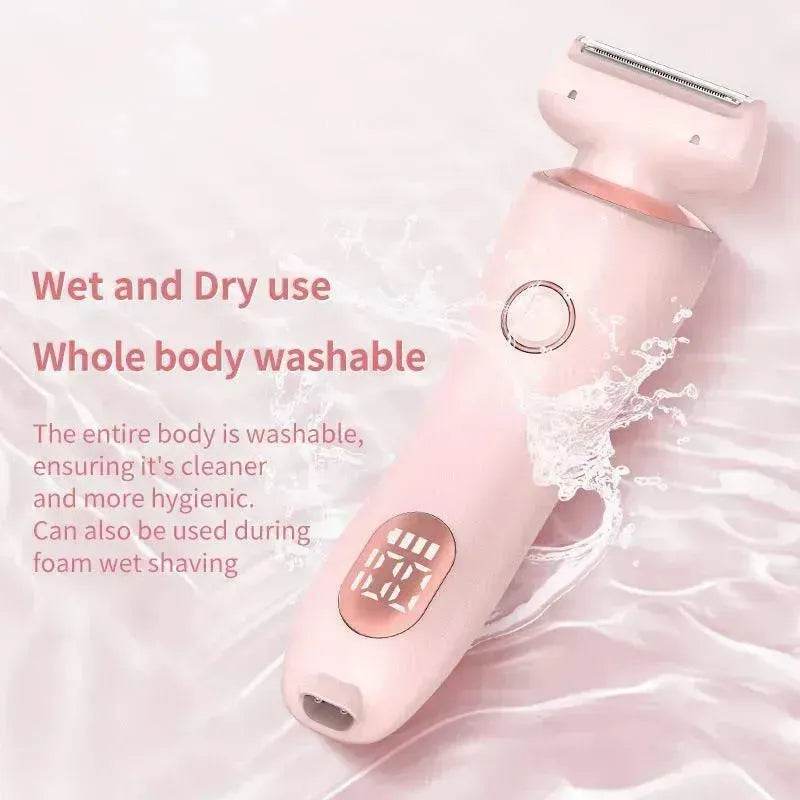 2 In 1 best epilator for women USB Rechargeable smooth glide Hair Remover Electric Shaver - EX-STOCK Canada