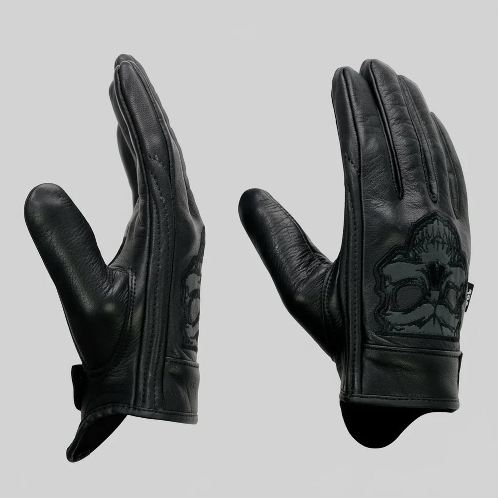 Gants réfléchissants BOL/Open Road pour hommes avec crâne
