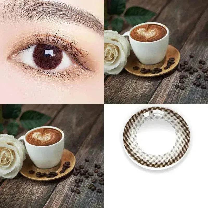 2 pieces Annual throw Russian girl blue color contacts lenses - EX-STOCK Canada