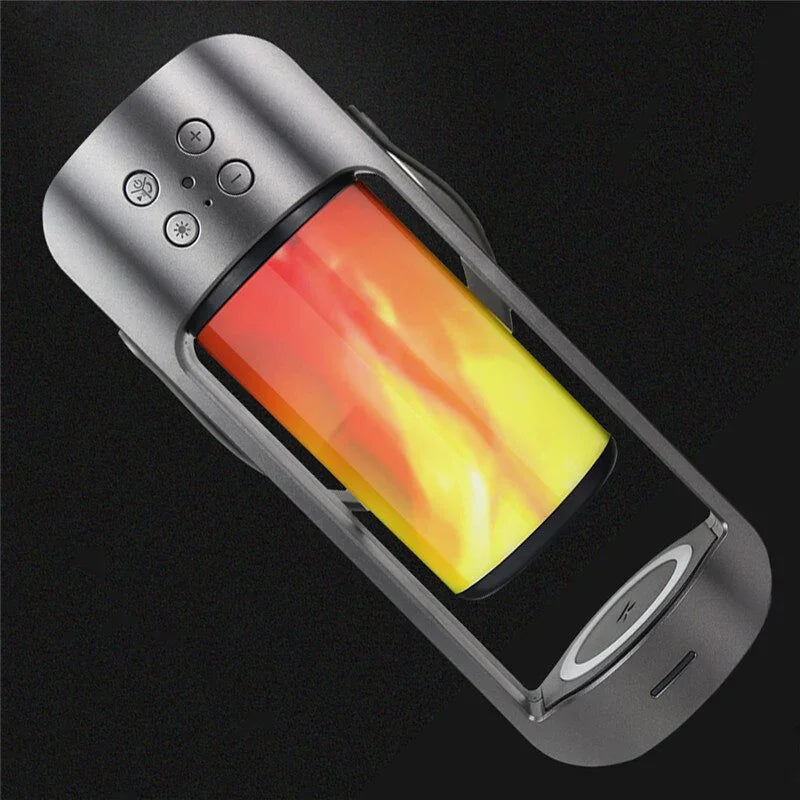 Flame Light Bluetooth Speaker Creative and Multifunctional EX-STOCK Canada