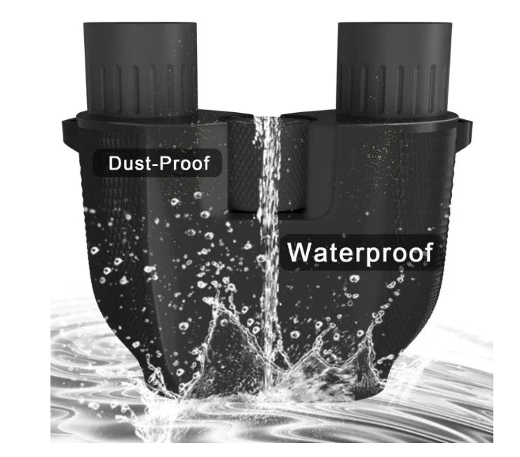 Outdoor binoculars 10x25 small Paul High-definition mini portable low-light night vision pockets glasses EX-STOCK Canada