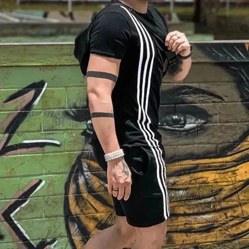 2025 Men's Summer Short Sports Trendy Track Suit - EX-STOCK Canada