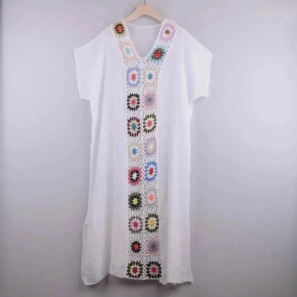 2025 Summer Beach Hand Crochet Stitching Dress - EX-STOCK Canada