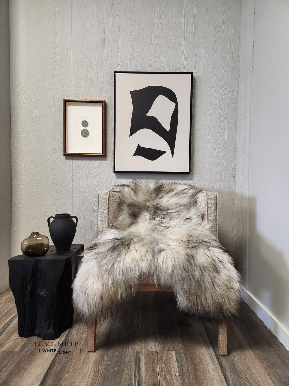 فرو خروف آيسلندي رمادي فاتح طبيعي | EX-STOCK Canada