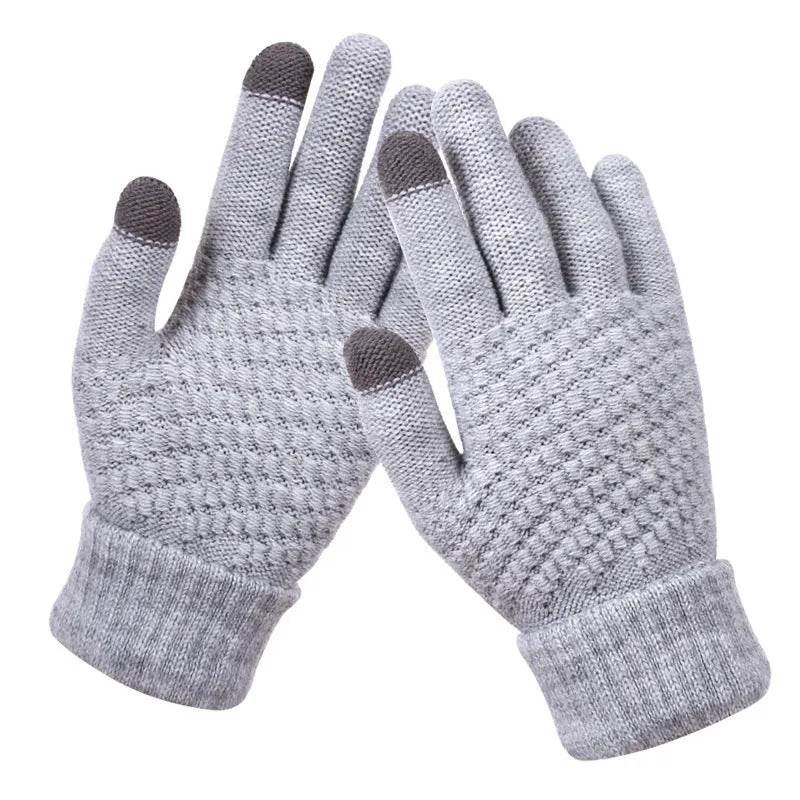 Couple knitted gloves touch screen gloves - EX-STOCK Canada