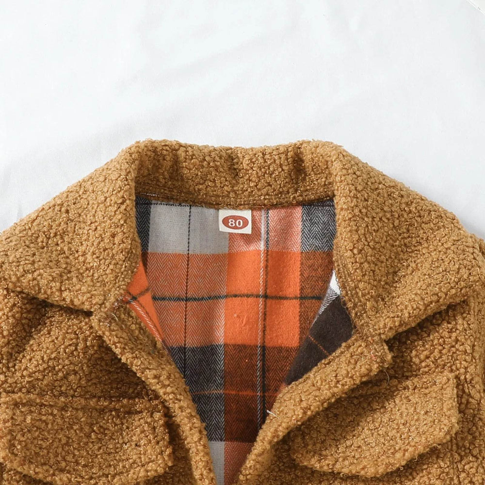 Autumn New Plush Plaid Reversible Coat - EX-STOCK Canada