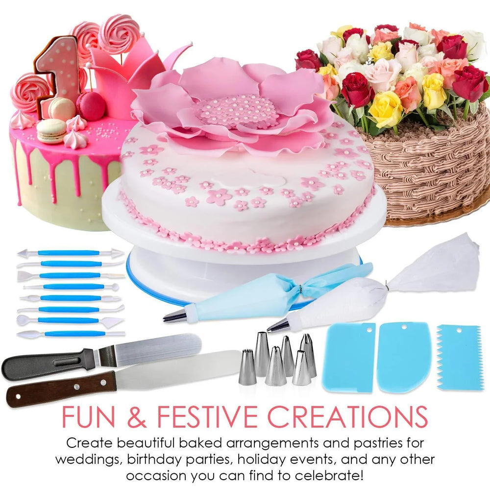 Juego de decoración de pasteles de 207 piezas con boquillasEX-STOCK Canada