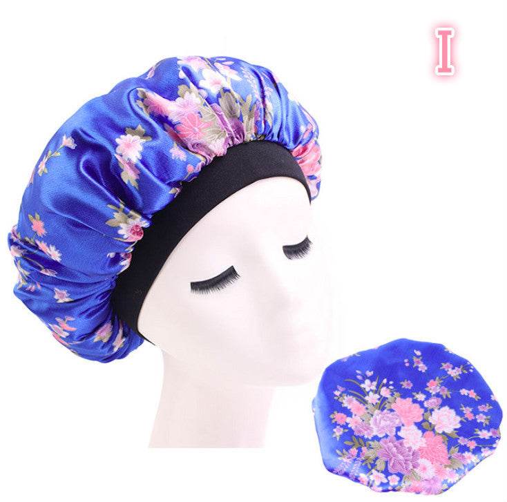 Beauty print Satin Silk Hair Bonnet for sleeping - EX-STOCK Canada