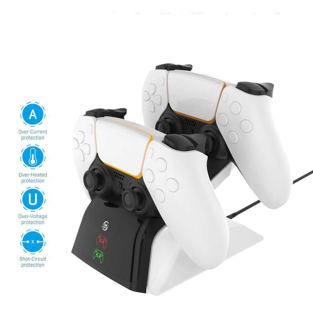 Station de charge par contact pour manette PS5 avec chargeur double pour manette PS5EX-STOCK Canada