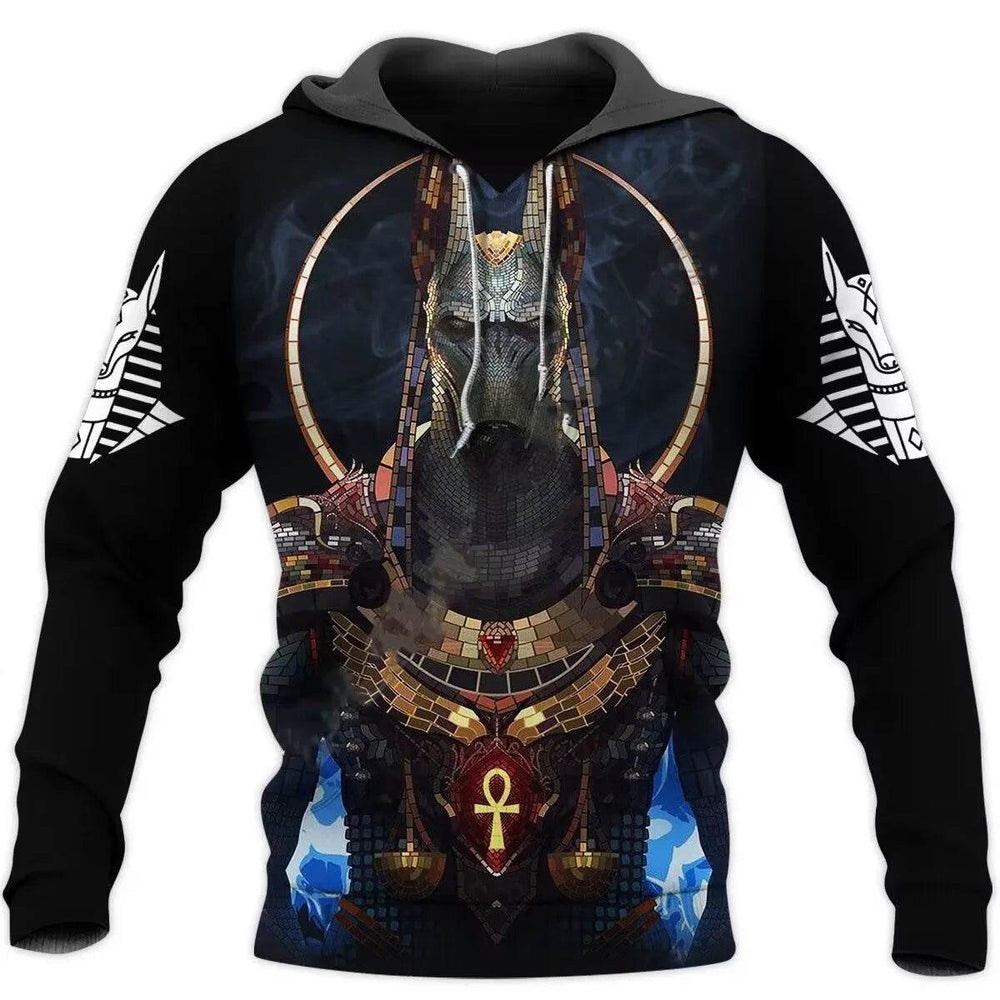 Men's Gothic Printed Street Fashion Classic Hoodie Pullover - EX-STOCK Canada