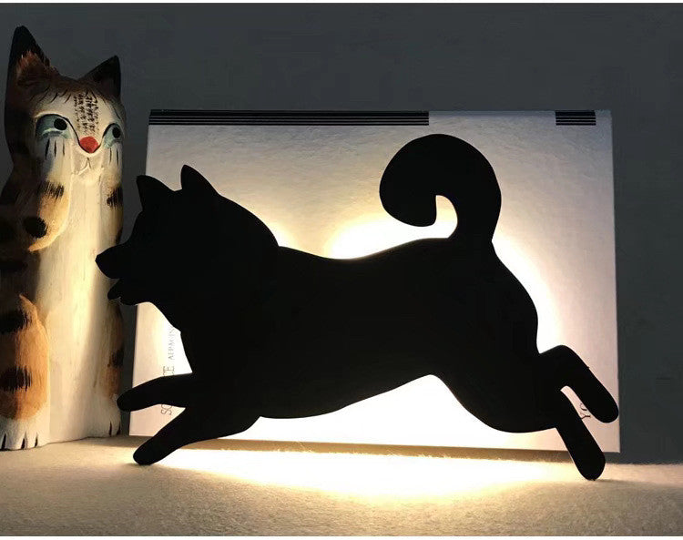 LED Animal Silhouette Night Light – Sound Sensor Wall Lamp for Kids Bedroom | 18 Designs