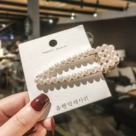 Elegant Pearl Bling Hair Clip - EX-STOCK Canada