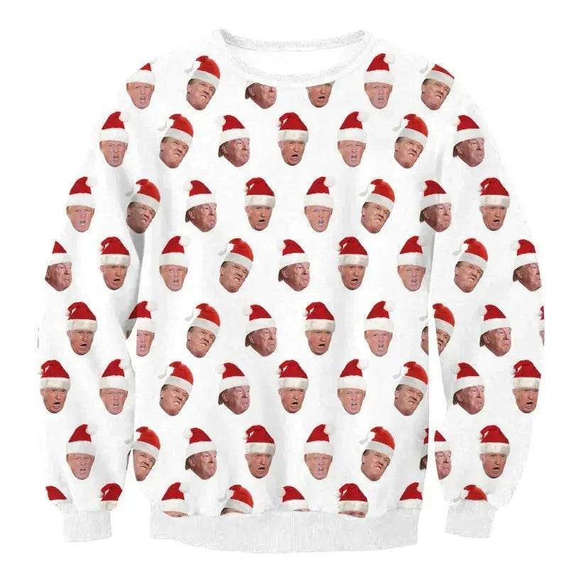 UGLY CHRISTMAS SWEATER Vacation Santa Elf Funny Womens Men Sweaters Tops Autumn Winter Clothing - EX-STOCK Canada