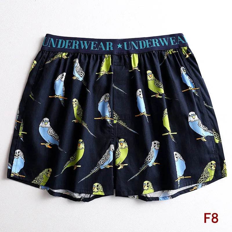 Cartoon Printed Cotton Men's Underwear Loose Boxer Short Breathable - EX-STOCK Canada