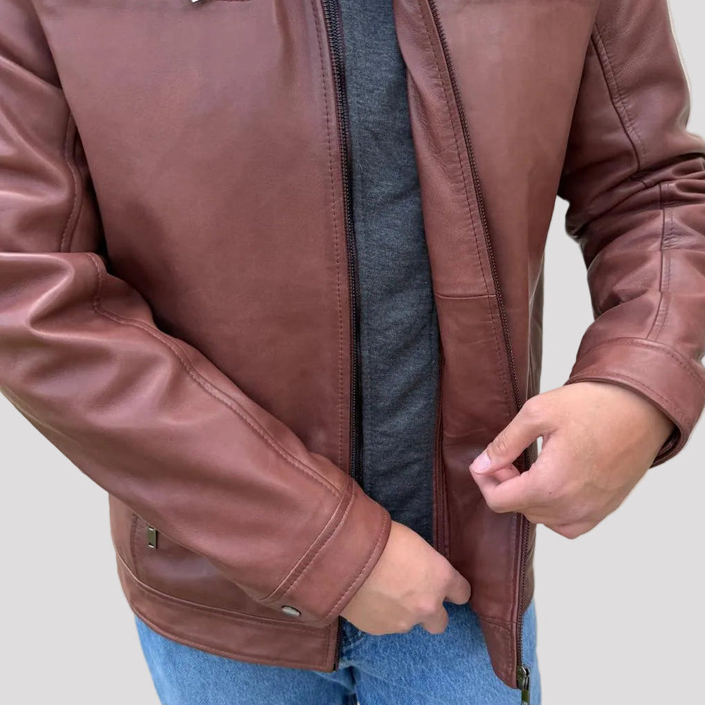 BOL Men's Alvin Lambskin Leather Jacket