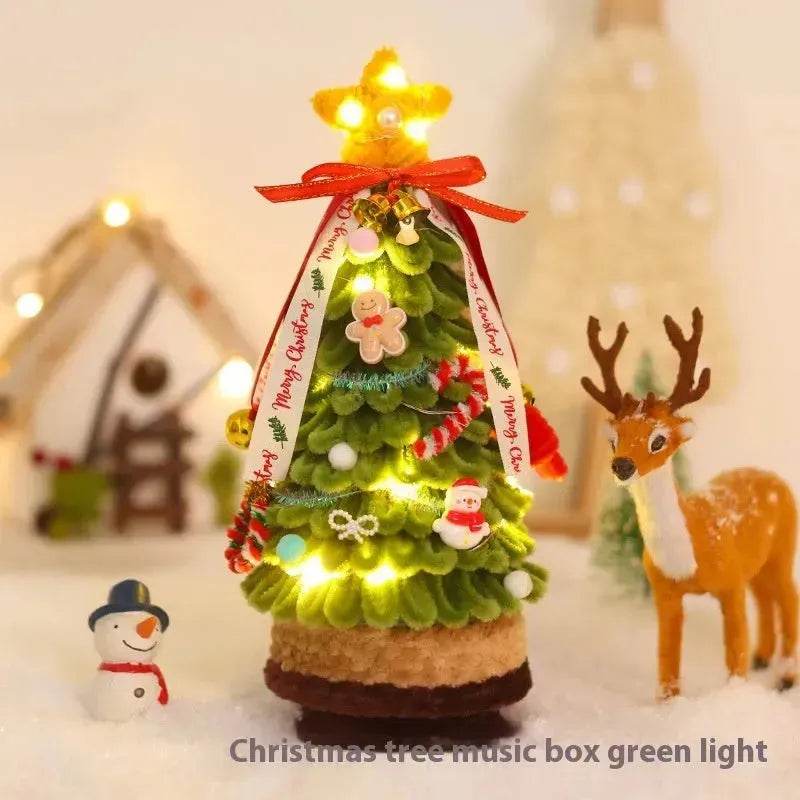 Shop Handmade Vintage Christmas Tree Music Box with Light Xmas Gift Ideas and decorations - EX-STOCK Canada