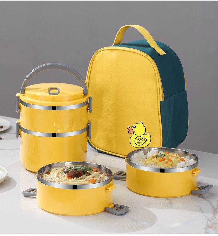 Multilayer Thermal Stainless Steel Insulated Lunch Box for Adults - EX-STOCK Canada