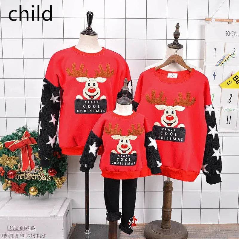 Family Christmas Deer Santa claus sweatshirt - EX-STOCK Canada