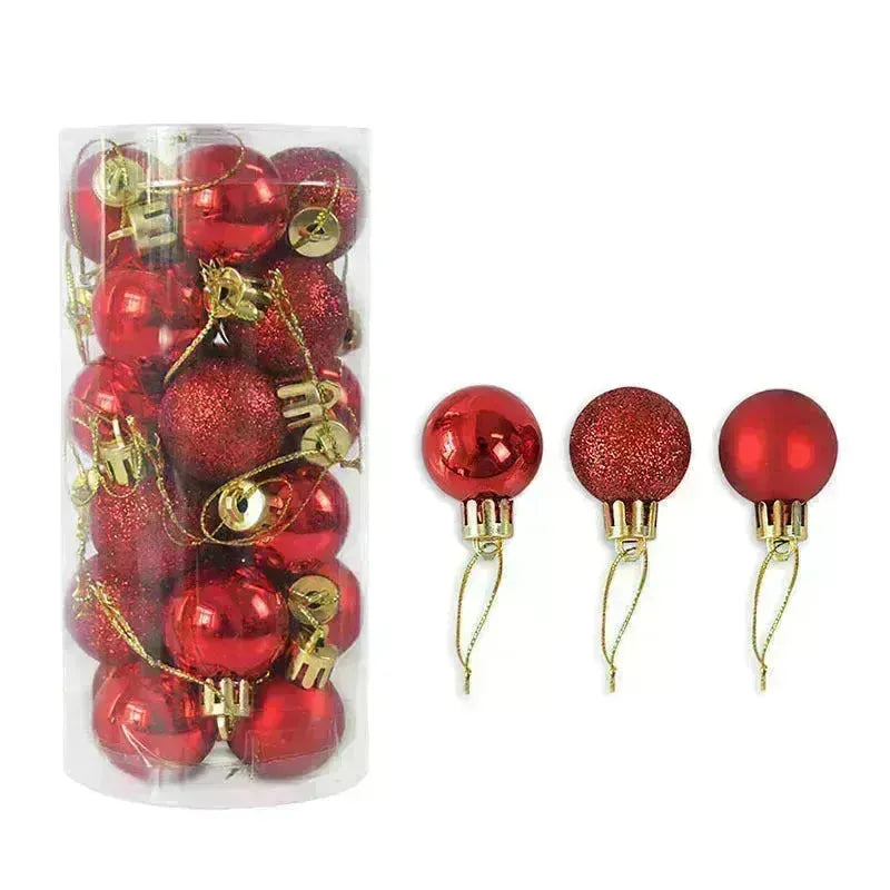 Decoración navideña bola de Navidad mate brillante