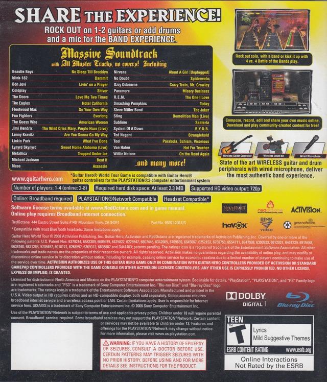 Guitar Hero World Tour