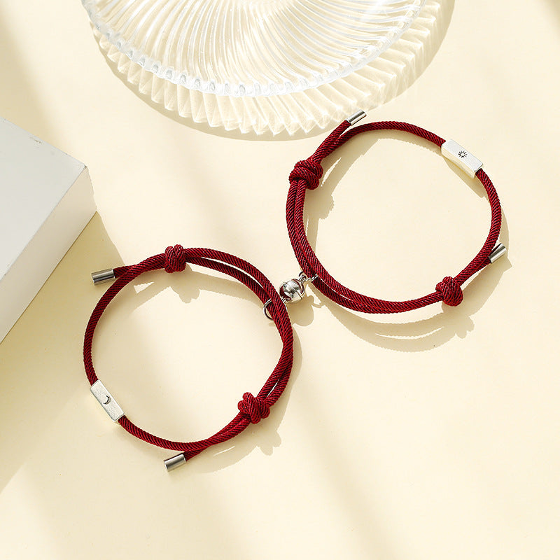 Alloy Sun And Moon Couple Bracelets A Pair - EX-STOCK Canada