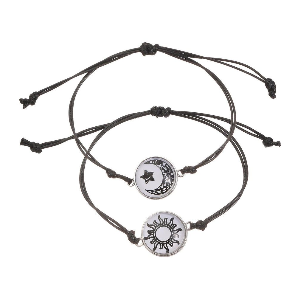 Sun And Moon Lovers Time Stone Woven Hand Strap - EX-STOCK Canada