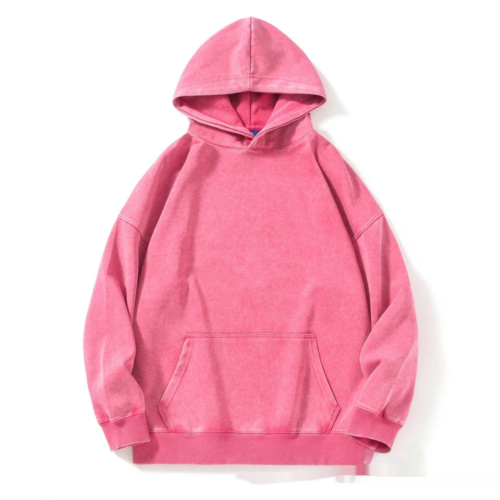 Unisex Teen Waxed Washed Distressed Hoodie Sweatshirt Pullover top - EX-STOCK Canada