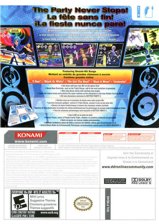 Dance Dance Revolution: Hottest Party 2 Bundle