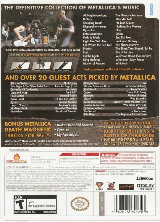 Guitar Hero Metallica
