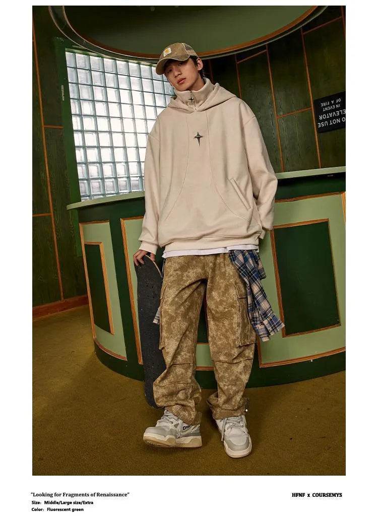 Fashion Turtleneck Street Hip pop Hoodie Sweatshirt Men - EX-STOCK Canada