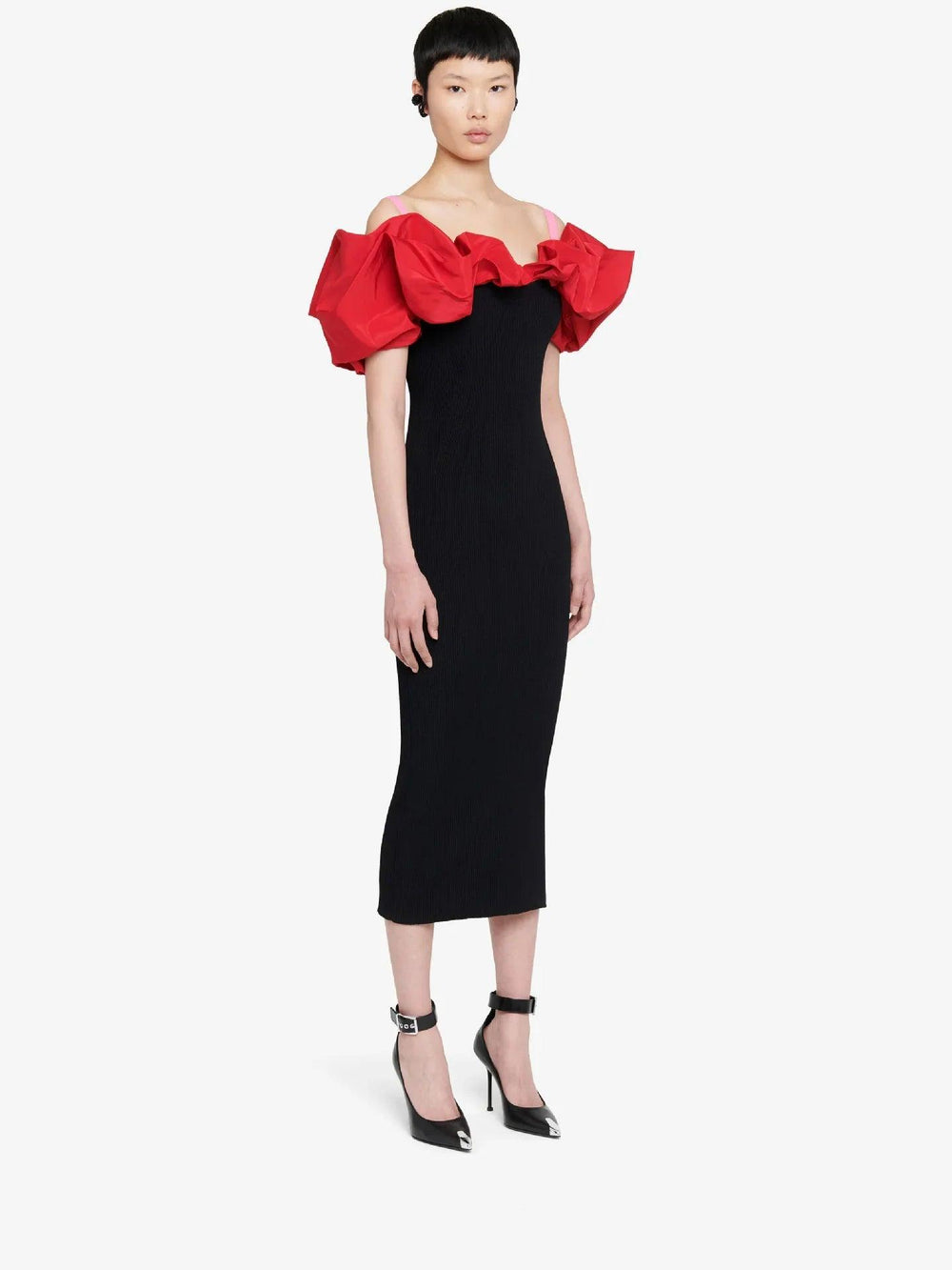 Bandage One-piece Dress European And American Elegant Off-neck Party Dress EX-STOCK Canada