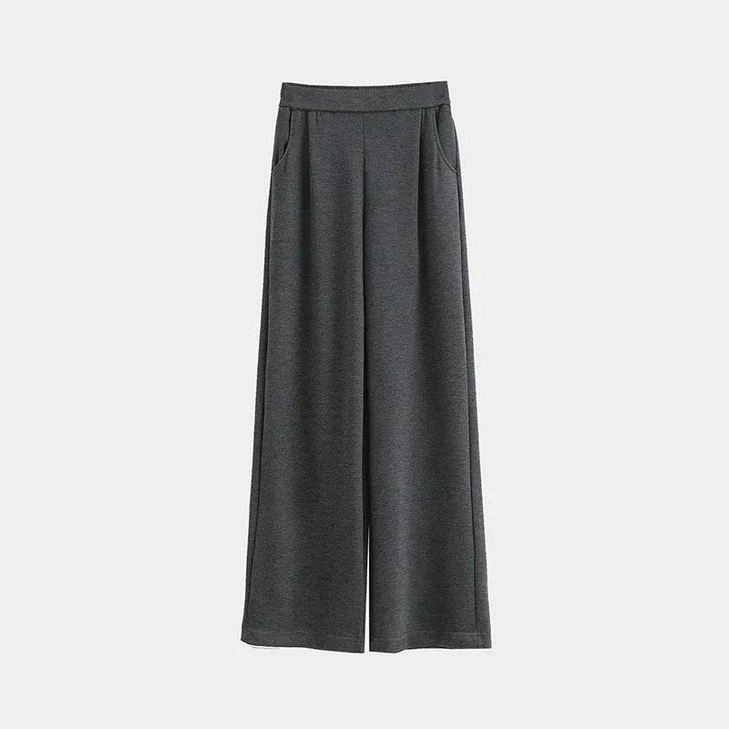 Casual Style High Waist Wide Leg Straight New Casual Pants trouser For Women - EX-STOCK Canada