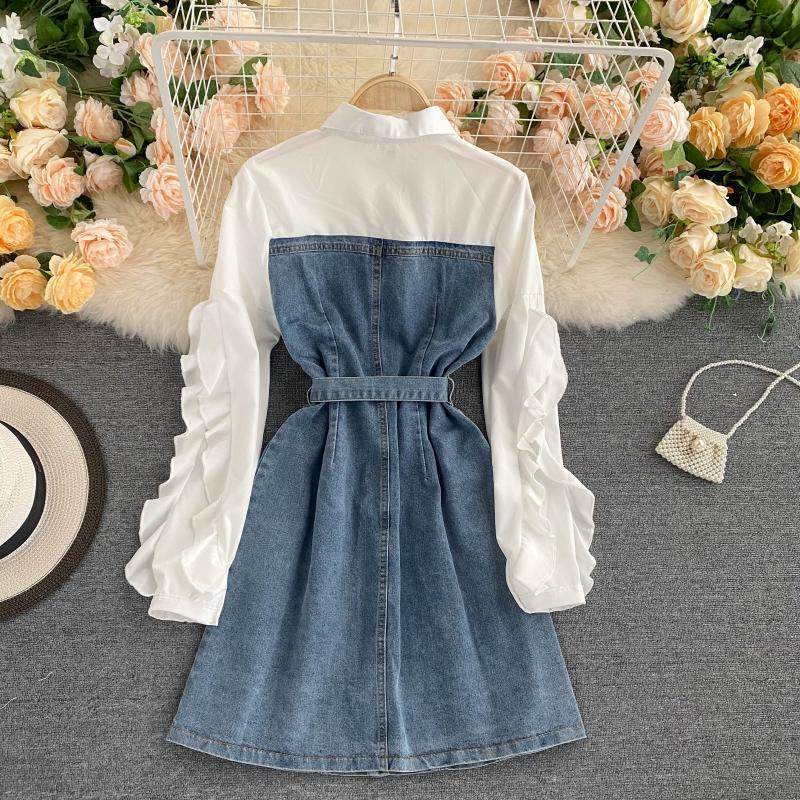 New Fashion Retro denim dress - EX-STOCK Canada