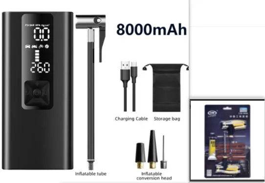 Electric Wireless Car Bicycle Tire Smart Air Inflator - EX-STOCK Canada