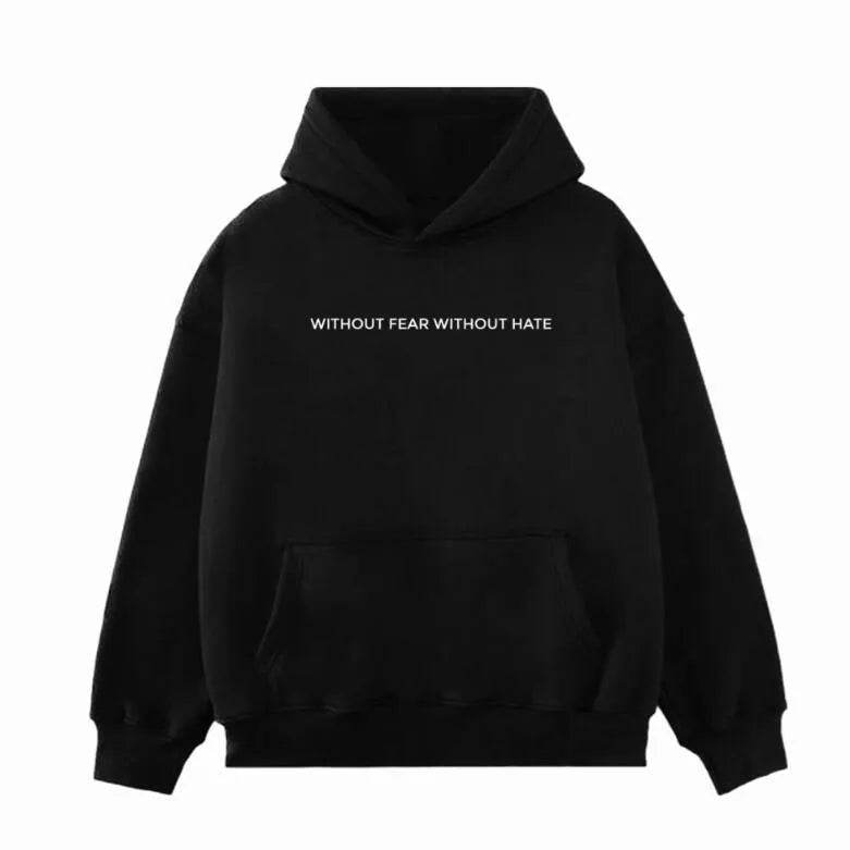 Simple Autumn Black Hoodie Pullover sweatshirt - EX-STOCK Canada