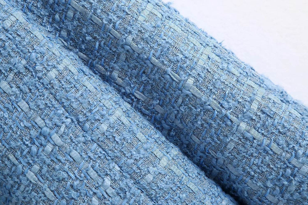 Retro loose suit tweed women's blazer jacket casual women streetwear - EX-STOCK Canada