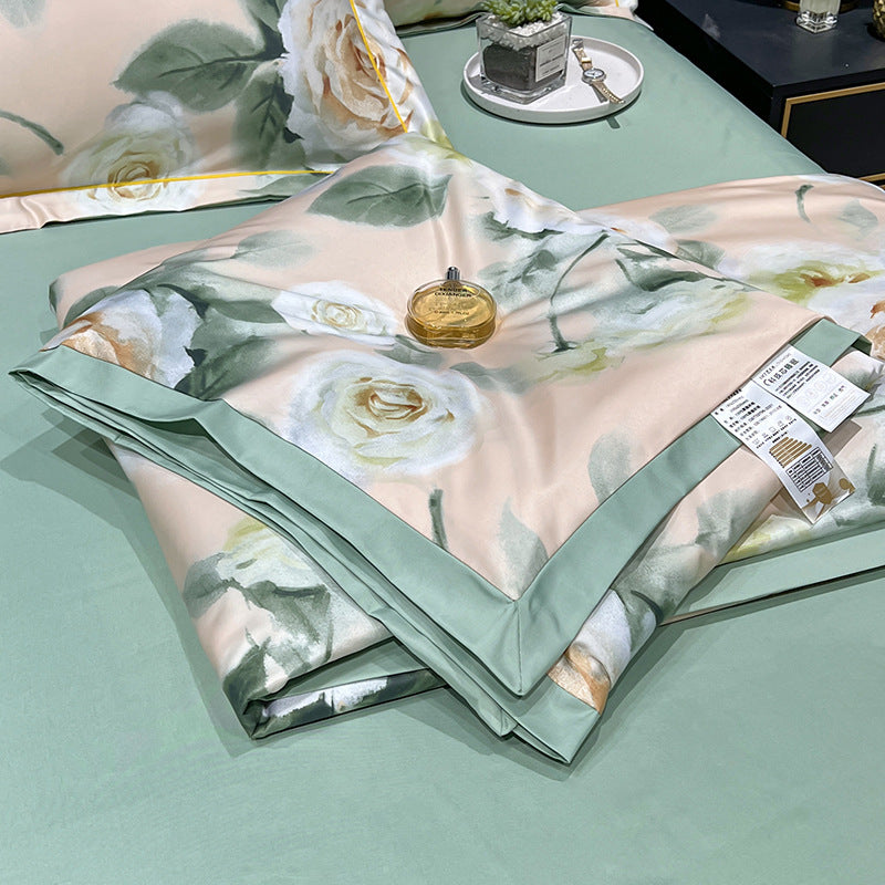 Tencel Summer Duvet Four-piece Washed Silk EX-STOCK Canada