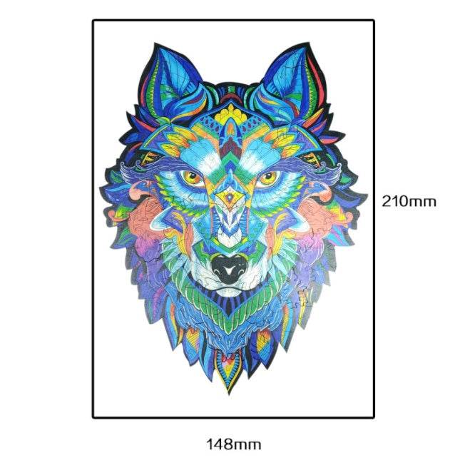 Animal Shaped Wooden Puzzle Play Toy for Kids 14 years above - EX-STOCK Canada