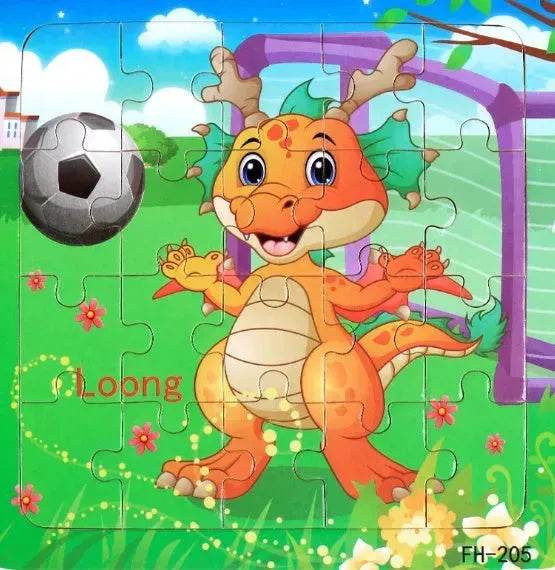 Wooden jigsaw puzzle toy - EX-STOCK Canada